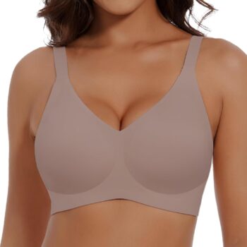 Women Comfortable Wireless T Shirt Bra No Underwire Seamless Full Coverage s Push Up Supportive Bras for Women