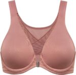 Women Front Closure Bras Posture Full Coverage Plus Size Underwire Unlined Back Support Plunge Seamless Bra