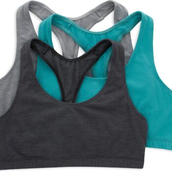 Women Racerback Cotton T-Back  (3 Pack)